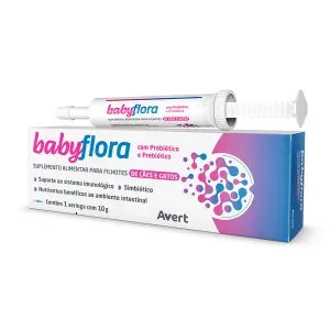 Suplemento Pasta Babyflora Filhotes Avert - 10 g Suplemento Pasta Babyflora Filhotes Avert - 10 g
