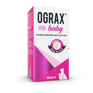 Suplemento Ograx Baby para Cães e Gatos Avert - 30 ml Suplemento Ograx Baby para Cães e Gatos Avert - 30 ml