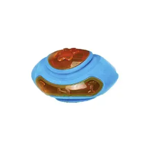 Brinquedo Mordedor Nave Espacial Tex Pets Azul e Laranja - Único