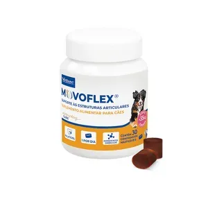 Suplemento Alimentar Movoflex 6g para Cães Virbac - 30 comprimidos Suplemento Alimentar Movoflex 6g para Cães Virbac - 30 comprimidos