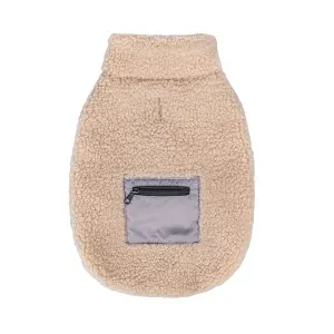 Casaco Sherpa para Cães Flicks Bege Casaco Sherpa para Cães Flicks Bege