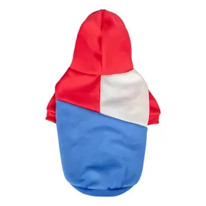 Casaco com Capuz para Cães Flicks Vermelho Casaco com Capuz para Cães Flicks Vermelho