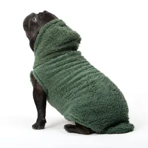 Blusa Sherpa com Capuz Fábrica Pet Verde Blusa Sherpa com Capuz Fábrica Pet Verde