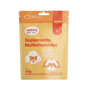 Suplemento Happy Days Multivitamínico para Cães Happy Med - 84 g Suplemento Happy Days Multivitamínico para Cães Happy Med - 84 g