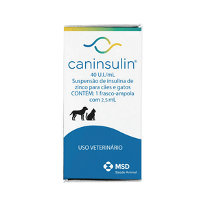 Caninsulin 40 U.I./ml para Cães e Gatos MSD Caninsulin 40 U.I./ml para Cães e Gatos MSD