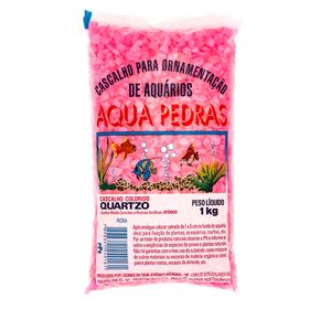 Cascalho para Aquário Quartzo Nº 2 Aqua Pedras Rosa - 1 kg Cascalho para Aquário Quartzo Nº 2 Aqua Pedras Rosa - 1 kg