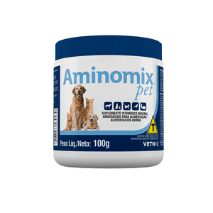 Suplemento Vitamínico Aminomix Pet Vetnil - 100 g Suplemento Vitamínico Aminomix Pet Vetnil - 100 g