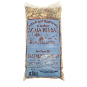 Cascalho para Aquário Mineiro Aqua Pedras Nº3 - 1 kg Cascalho para Aquário Mineiro Aqua Pedras Nº3 - 1 kg
