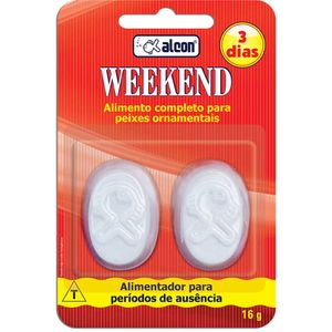 Ração para 3 dias Weekend Alcon - 16 g Ração para 3 dias Weekend Alcon - 16 g