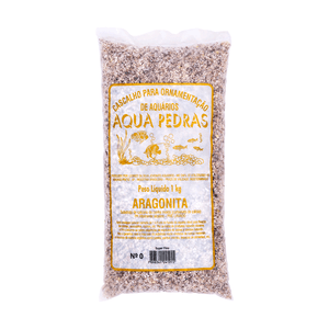 Cascalho Aragonita Aqua Pedras Nº 0 - 1 kg Cascalho Aragonita Aqua Pedras Nº 0 - 1 kg