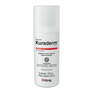 Kuraderm Prata Spray Cicatrizante - 100 ml Kuraderm Prata Spray Cicatrizante - 100 ml