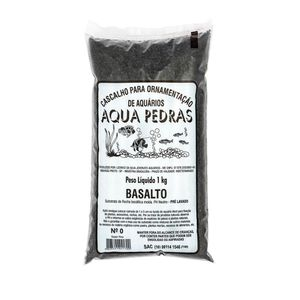 Substrato para Aquários Basalto Aqua Pedras Nº 0 - 1kg