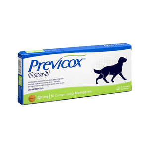 Previcox 227mg Anti-inflamatório para Cães - 10 Comprimidos Previcox 227mg Anti-inflamatório para Cães - 10 Comprimidos
