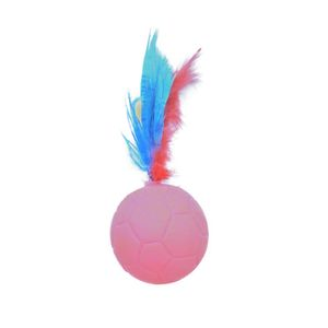Bolinha Com Pena Animania Rosa - Único