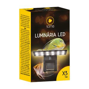 Luminária de Led Soma 5W Branca Luminária de Led Soma 5W Branca