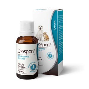 Otospan Solução Otológica para cães e gatos - 10 ml Otospan Solução Otológica para cães e gatos - 10 ml
