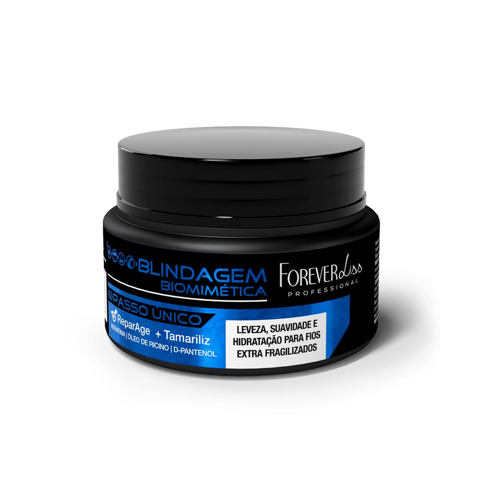Mini Máscara Blindagem Capilar Biomimética Forever Liss 40g Mini Máscara Blindagem Capilar Biomimética Forever Liss 40g