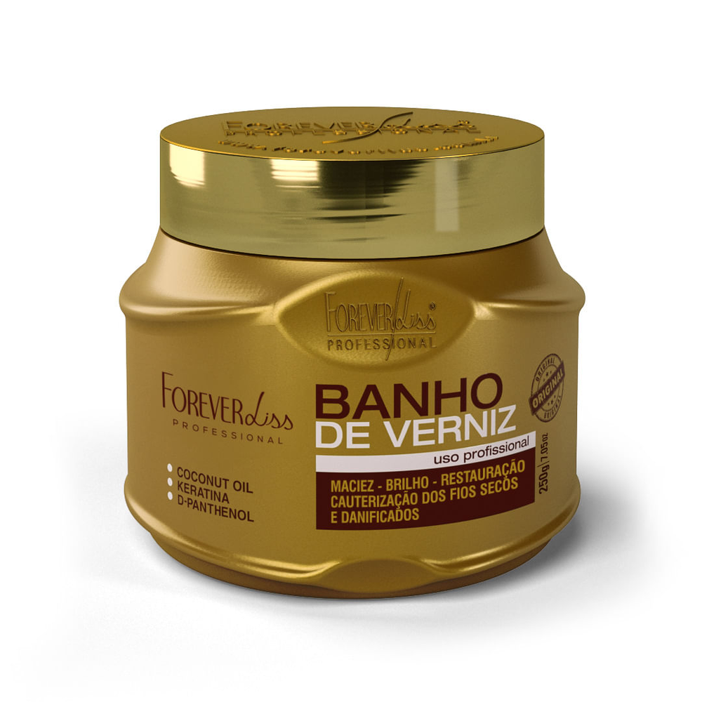 Máscara Banho de Verniz Forever Liss 250g Máscara Banho de Verniz Forever Liss 250g