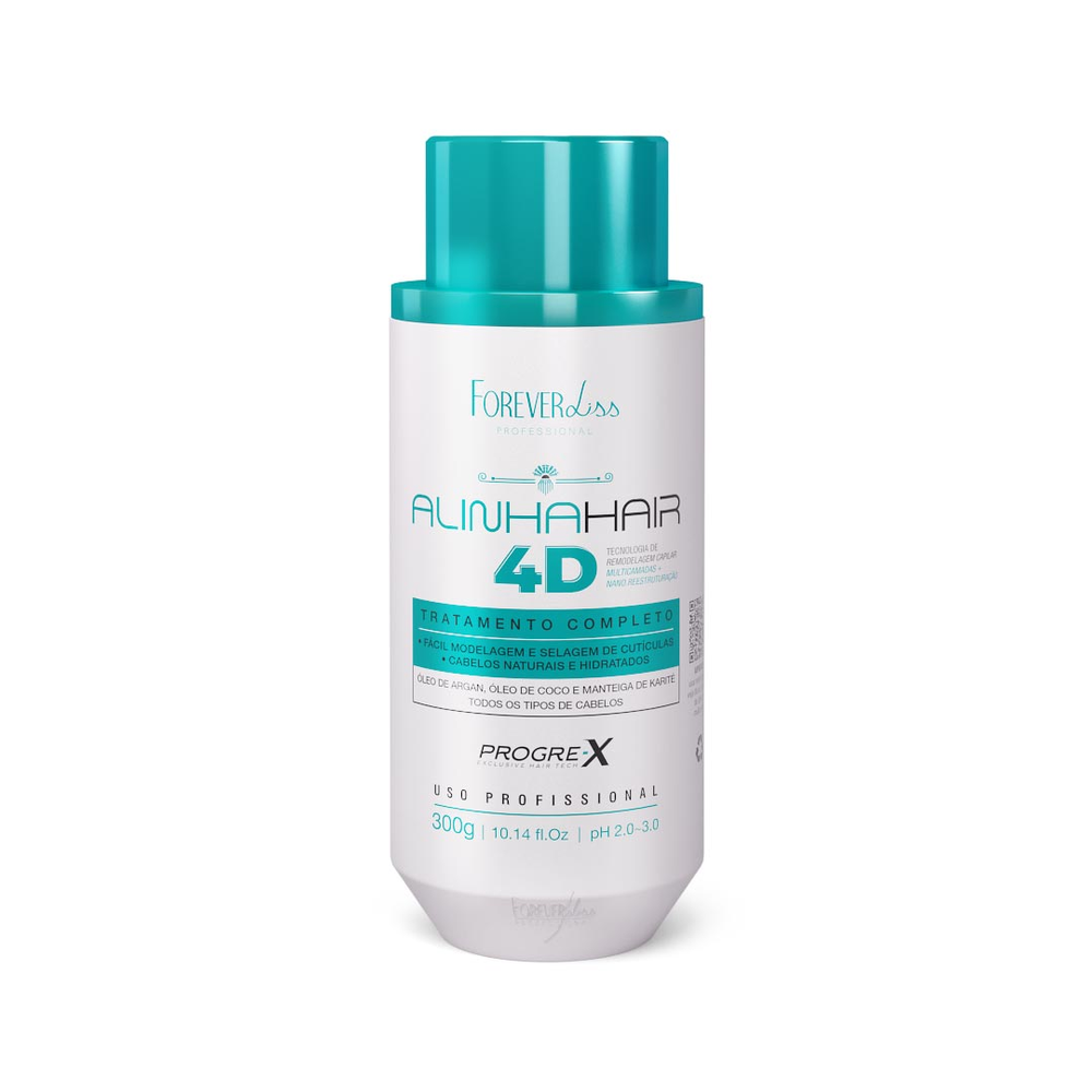 AlinhaHair 4D Realinhamento Capilar Forever Liss 300g AlinhaHair 4D Realinhamento Capilar Forever Liss 300g