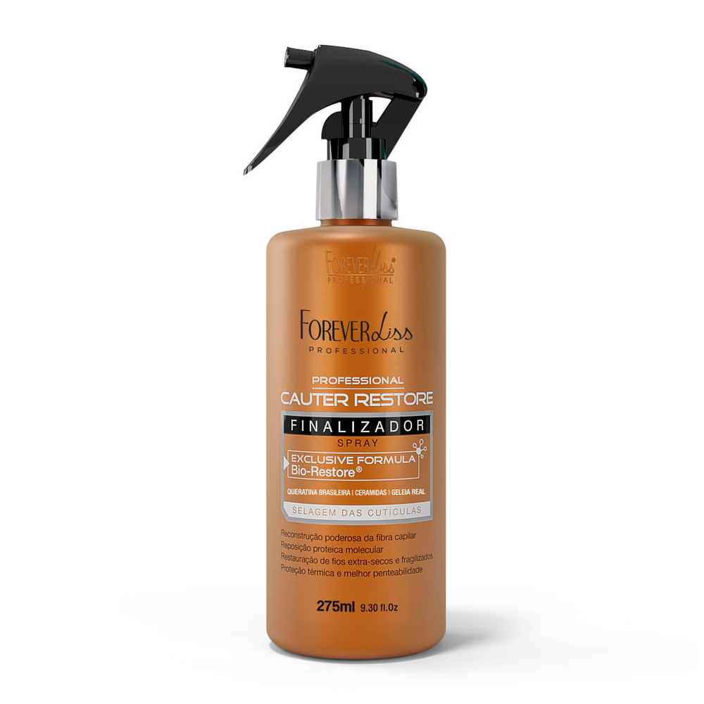 Spray Finalizador Cauterização Cauter Restore Forever Liss 275ml Spray Finalizador Cauterização Cauter Restore Forever Liss 275ml