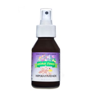Floral Vet Spray Hiperatividade Animal Flower - 100ml Floral Vet Spray Hiperatividade Animal Flower - 100ml