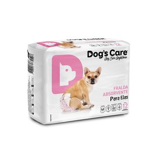 Fralda Higiênica Ecofralda Fêmea Dog's Care 12 unidades