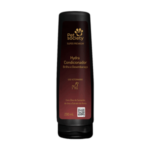 Condicionador Hydra Brilho e Desembaraço Pet Society - 290 ml