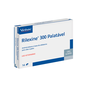 Rilexine 300mg Antimicrobiano para Cães e Gatos - 14 comprimidos Rilexine 300mg Antimicrobiano para Cães e Gatos - 14 comprimidos