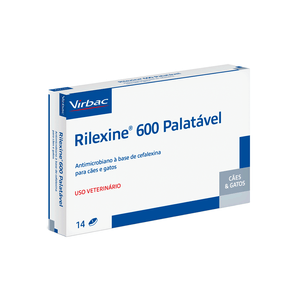 Rilexine 600mg Antimicrobiano para Cães e Gatos - 14 comprimidos Rilexine 600mg Antimicrobiano para Cães e Gatos - 14 comprimidos