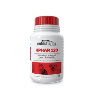 Hphar 120 Suplemento para Cães e Gatos - 30 Comprimidos Hphar 120 Suplemento para Cães e Gatos - 30 Comprimidos
