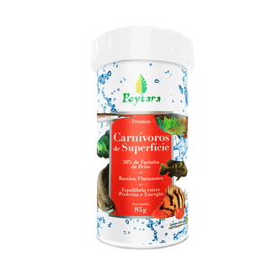 Ração para Peixes Carnívoros de Superfície Poytara - 85 g