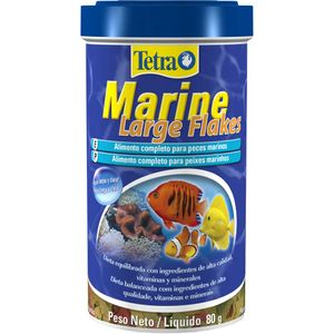 Ração Marine Large Flakes Tetra - 80g Ração Marine Large Flakes Tetra - 80g