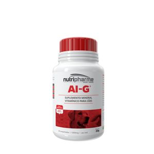 Suplemento Vitamínico para Cães AI-G Nutripharme - 30 Comprimidos Suplemento Vitamínico para Cães AI-G Nutripharme - 30 Comprimidos
