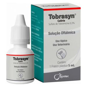 Tobrasyn Colírio Solução Oftálmica para Cães e Gatos - 5 ml Tobrasyn Colírio Solução Oftálmica para Cães e Gatos - 5 ml