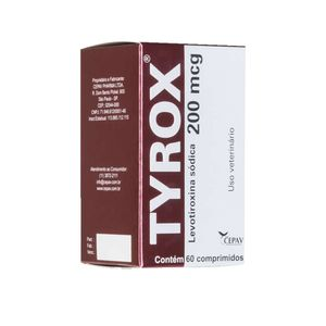 Tyrox 200 mg Repositor Hormonal - 60 comprimidos Tyrox 200 mg Repositor Hormonal - 60 comprimidos