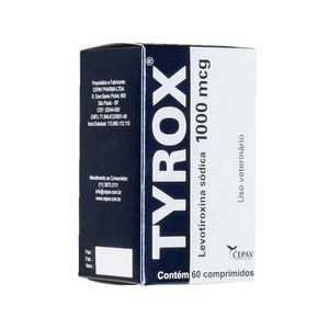 Tyrox 1000 mg Repositor Hormonal - 60 comprimidos Tyrox 1000 mg Repositor Hormonal - 60 comprimidos
