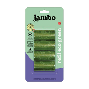 Refil Saquinhos Higiênicos Eco Green Jambo - 4 unidades Refil Saquinhos Higiênicos Eco Green Jambo - 4 unidades