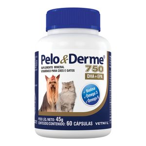 Pelo e Derme 750 DHA + EPA Vetnil Pelo e Derme 750 DHA + EPA Vetnil