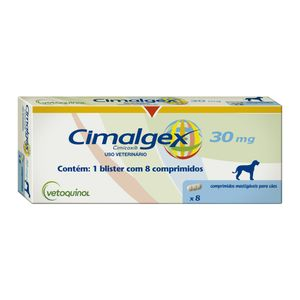 Cimalgex 30mg Anti-inflamatório para Cachorro Vetoquinol - 8 comprimidos Cimalgex 30mg Anti-inflamatório para Cachorro Vetoquinol - 8 comprimidos