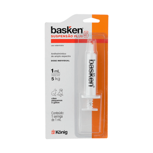 Basken Suspensão Seringa Cães e Gatos Basken Suspensão Seringa Cães e Gatos