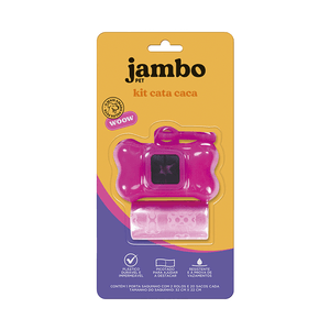 Porta Saquinhos Higiênicos Basic Rosa Jambo - Único