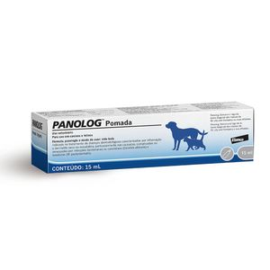 Panolog Pomada Dermatológica para Cães e Gatos - 15 ml