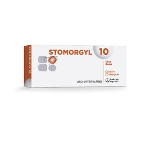 Stomorgyl 10 Antibiótico para Cães e Gatos - 20 Comprimidos Stomorgyl 10 Antibiótico para Cães e Gatos - 20 Comprimidos