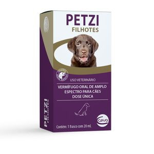 Vermífugo Petzi Filhotes Cachorros - 20 ml Vermífugo Petzi Filhotes Cachorros - 20 ml