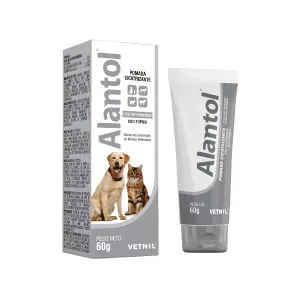 Pomada Cicatrizante Alantol para Cães e Gatos - 60 g Pomada Cicatrizante Alantol para Cães e Gatos - 60 g