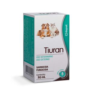 Tiuran Sarnicida e Fungicida para Cães e Gatos Duprat - 30 ml Tiuran Sarnicida e Fungicida para Cães e Gatos Duprat - 30 ml