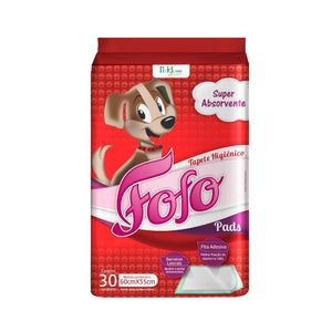 Tapete Higiênico Fofo Pads 60x55cm - 30 unidades Tapete Higiênico Fofo Pads 60x55cm - 30 unidades