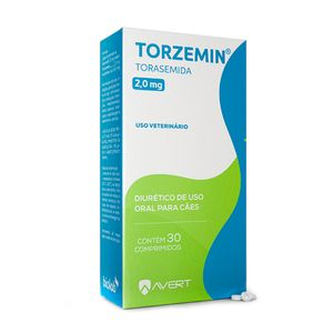 Torzemin 2mg Diurético para Cães - 30 comprimidos Torzemin 2mg Diurético para Cães - 30 comprimidos