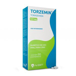 Torzemin 4mg Diurético para Cães - 30 comprimidos Torzemin 4mg Diurético para Cães - 30 comprimidos