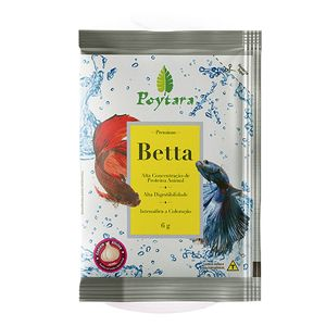 Ração para Betta Sachê Poytara - 6 g Ração para Betta Sachê Poytara - 6 g